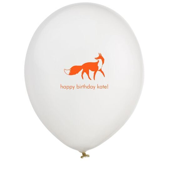 Fox Latex Balloons